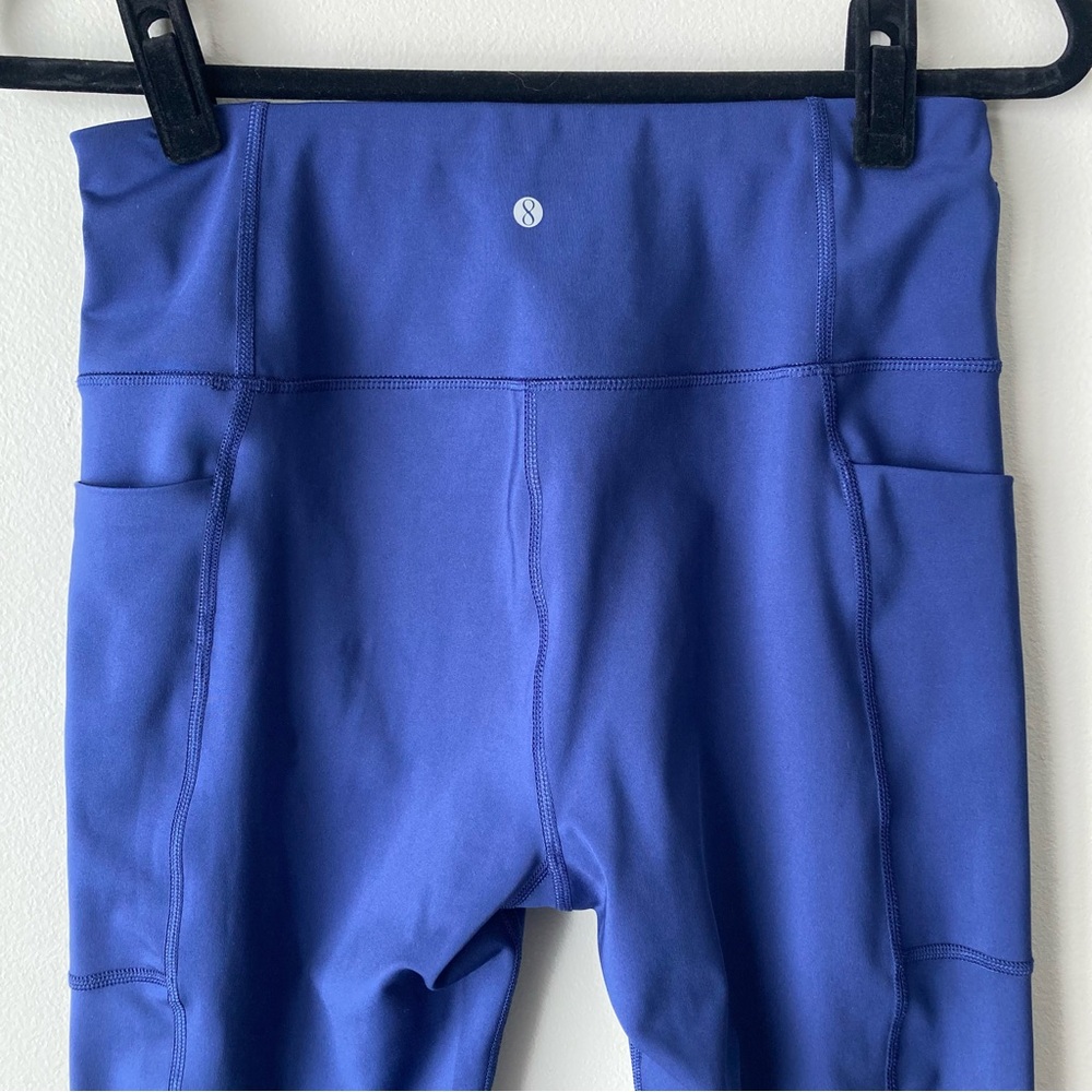 Layer8 Women's Navy Leggings with Pockets Qwick-dry Medium - Picture 5 of 10